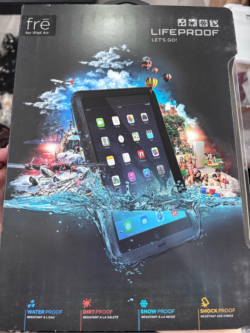 LifeProof fre Waterproof Tablet Case for iPad Air - Black